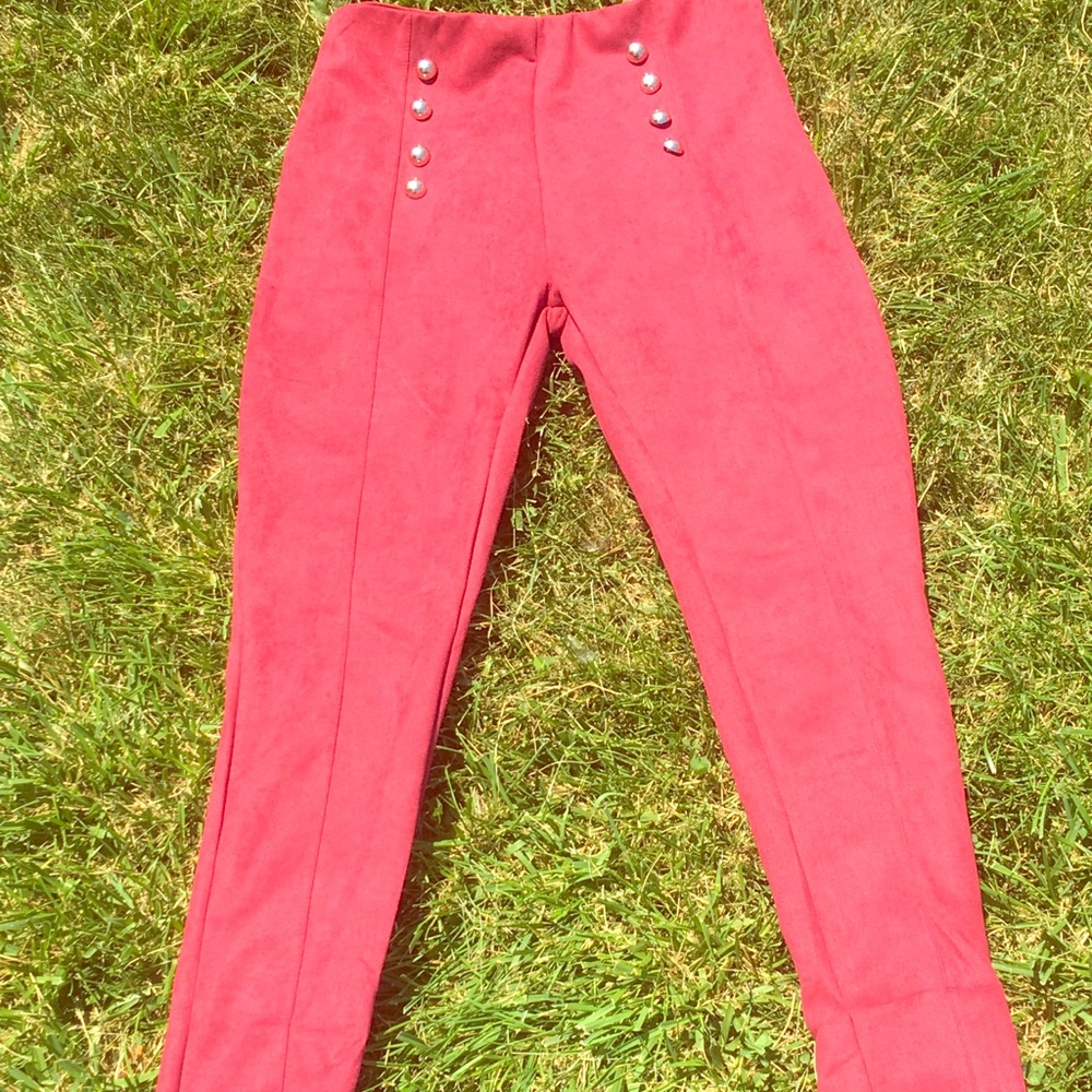 High waisted  silk pants